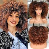 14 Inch Afro Kinky Curly Wig for Black Women